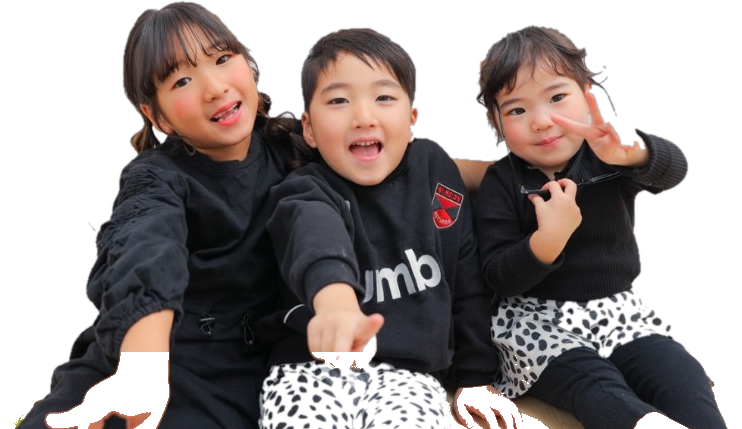 レッスンで楽しむお子さまたち